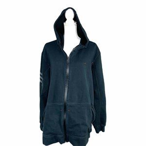 Adidas Original Hoodie Sweatshirt Sz XL Black Mens